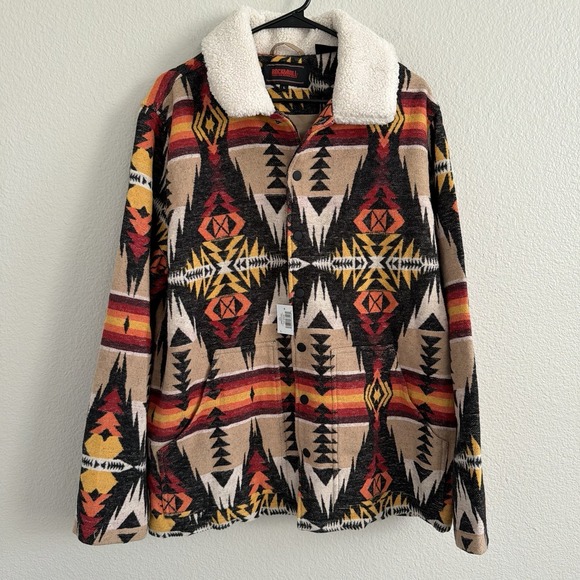 Rock & Roll Denim Other - Rock & Roll Denim Men's Large Jacket Southwestern Aztec Snap Button NWT Pockets